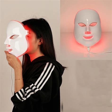 7 couleurs beauté thérapie LED Photon masque Facial lumière soins de la