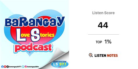 Barangay Love Stories (podcast) - Barangay LS 97.1FM | Listen Notes