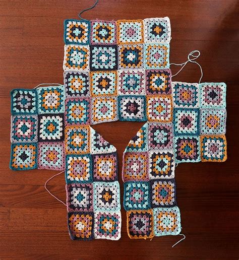 Everyday Granny Square Cardigan Crochet Pattern My Poppet Makes