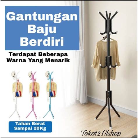 Jual Stand Hanger Stand Hanger Multifungsi Gantung Berdiri Gantungan