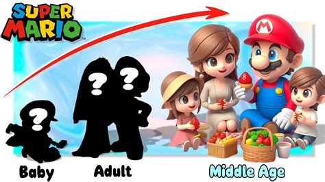 Super Mario Growing Up Evolution TIDE WORLD YouTube