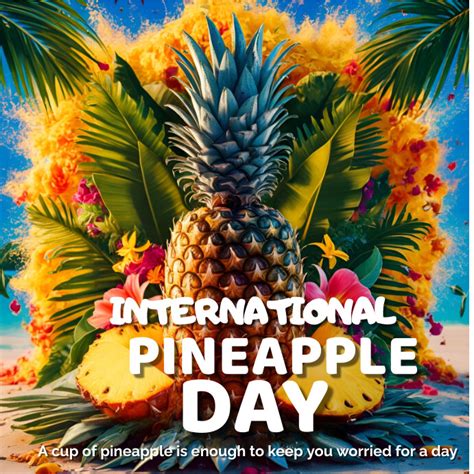 Copy Of Maximalist International Pineapple Day Insta Postermywall