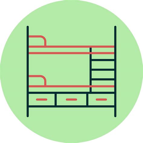 Bunk Bed Vector Icon 37123183 Vector Art At Vecteezy