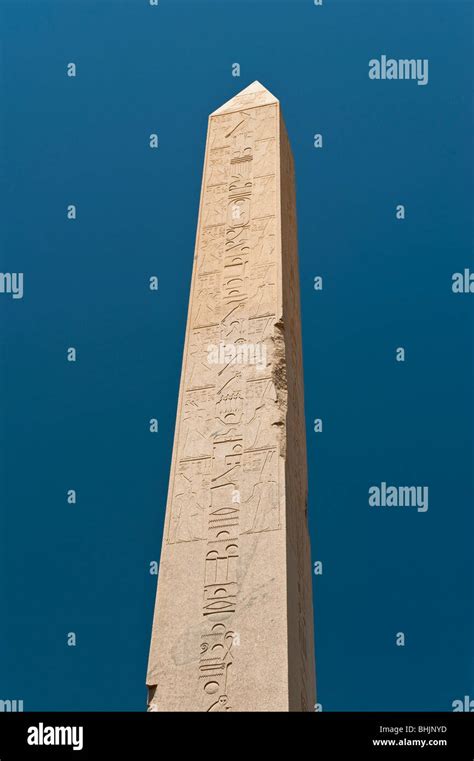 El Obelisco De Tutmosis I Complejo De Templos De Karnak Luxor Egipto