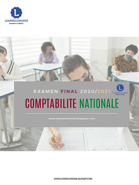 SOLUTION Comptabilité national examen final 2021 corrigé Studypool