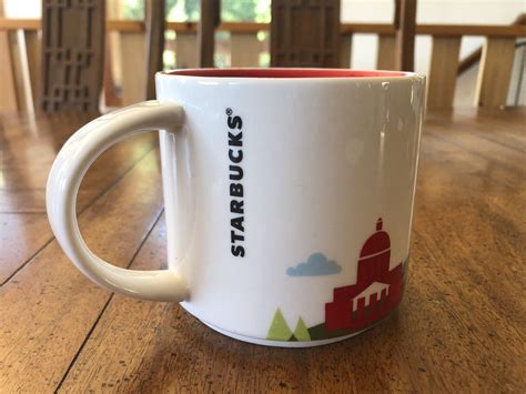 Starbucks Washington State You Are Here Collection Coffee Mug Cup Ebay