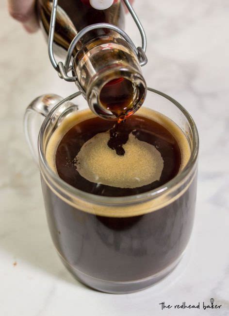 Hazelnut Coffee Syrup Recipe by The Redhead Baker