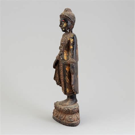 A Thai Wooden Sculpture 20th Century Bukowskis