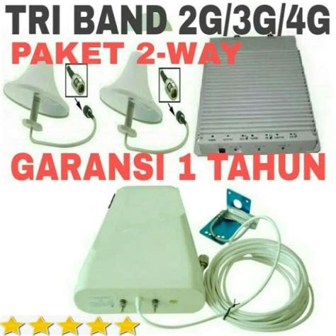 Jual Penguat Sinyal Hp Tri Band G G G Paket Way Repeater Signal Hp