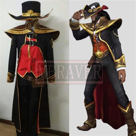 LOL Twisted Fate Cosplay Costume the Card Master Twisted Fate Cosplay ...