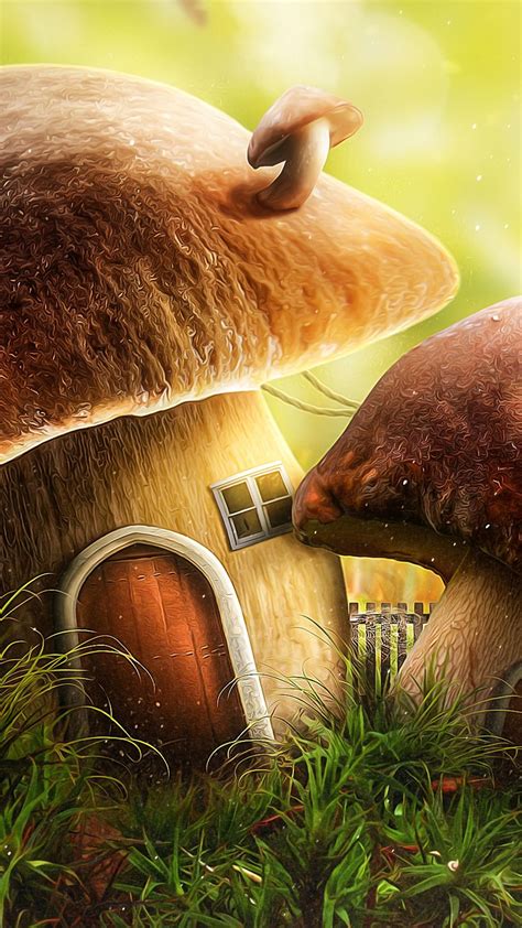 Mushroom House Wallpapers Wallpaper Cave