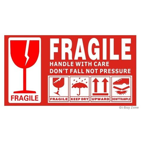 Fragile Sticker Orient Treasure Trading Sdn Bhd