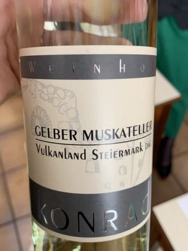 Weinhof Konrad Gelber Muskateller Vivino United States