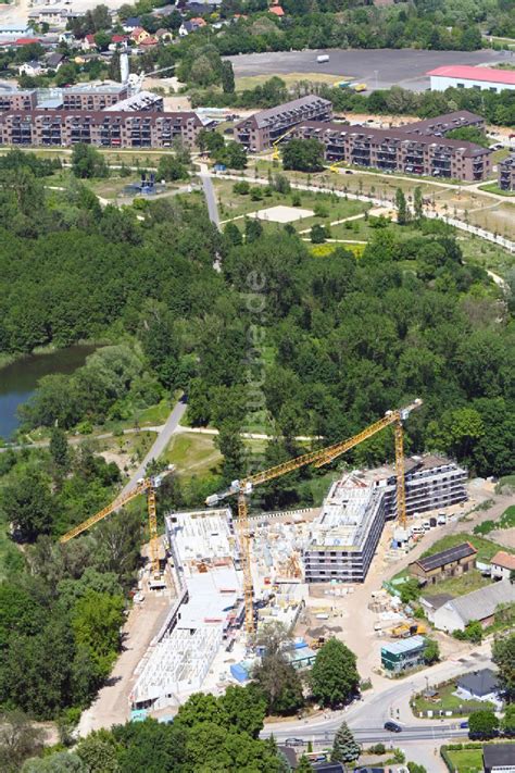 Bernau Aus Der Vogelperspektive Baustelle Zum Neubau Eines Wohnhauses