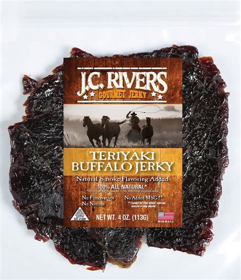 Teriyaki Buffalo Jerky Jc Rivers