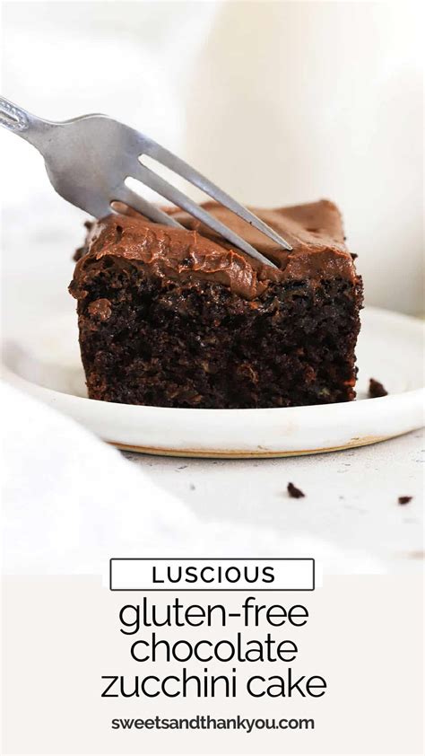 Ultra Plush Gluten Free Chocolate Zucchini Cake