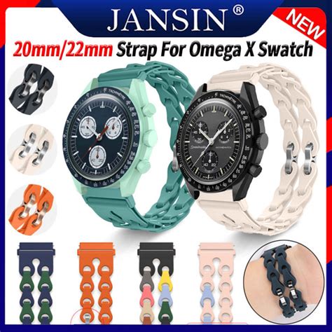 Silicone Link Strap For Omega X Swatch Joint MoonSwatch Fashion