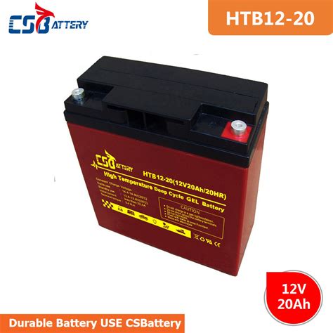 Csbattery 12v20ah Sla Battery Vrla Lead Acid Rechargeable Agm Battery For Power Toolselevator