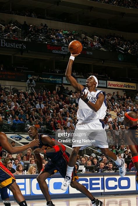 Dallas Mavericks Josh Howard In Action Taking Shot Vs Golden State