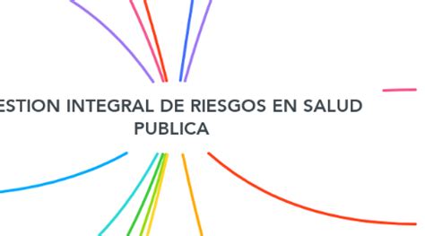 Gestion Integral De Riesgos En Salud Publica Mindmeister Mapa Mental