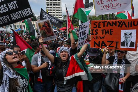 Ribuan Rakyat Solidariti Untuk Palestin