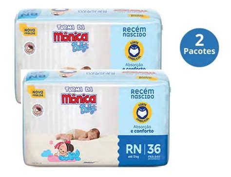 Kit Fraldas Turma Da Monica Baby Jumbo Pacotes Frete Gr Tis