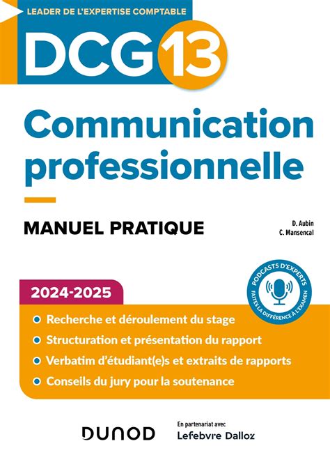 Dcg 13 Communication Professionnelle Manuel Livre Et Ebook