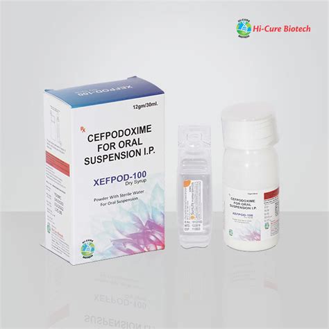 XEFPOD 100 DRY SYP CEFPODOXIME 100 MG WITH WATER Reomax Care