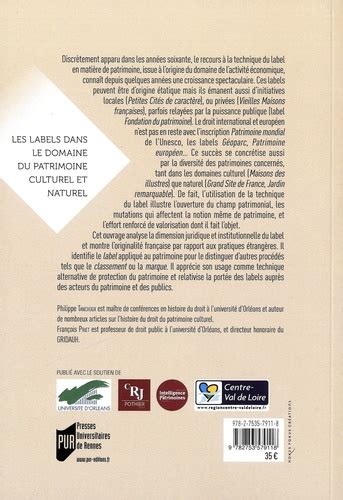 Les Labels Dans Le Domaine Du Patrimoine Culturel De Philippe