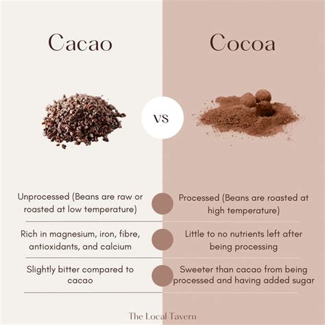 Cacao Vs Cocoa Understanding The Key Differences