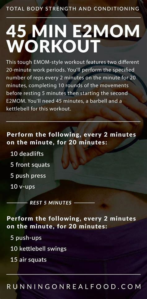 Try This Minute Emom Workout For A Full Body Conditioning Challenge