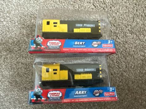 THOMAS THE TANK & Friends ARRY & BERT Trackmaster TRAIN MOTORIZED NEW ...