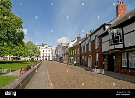 Cathedral Close Exeter Stock Photo Alamy