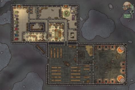 Dwarven Library And Gang Hideout R Dndmaps