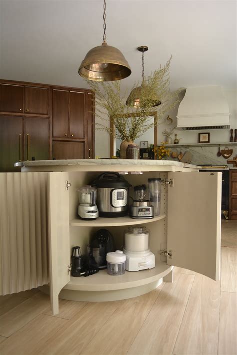 Hidden Small Appliance Storage In The Kitchen Brepurposed