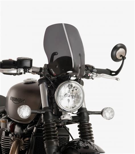 Cúpula Puig Triumph Bonneville Bobber Naked New Generation Touring Ahumado oscuro F