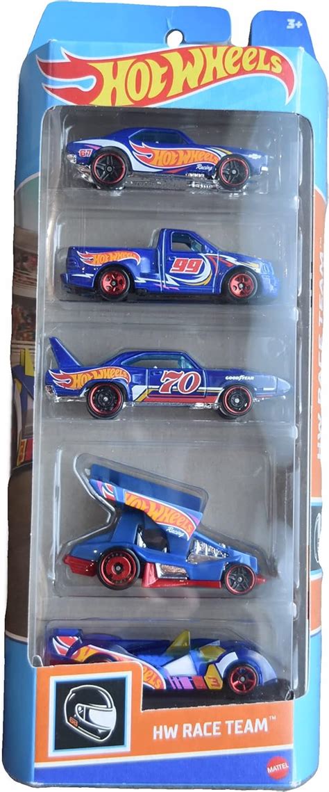 Amazon Hot Wheels Race Team 5 Pack Toys Games