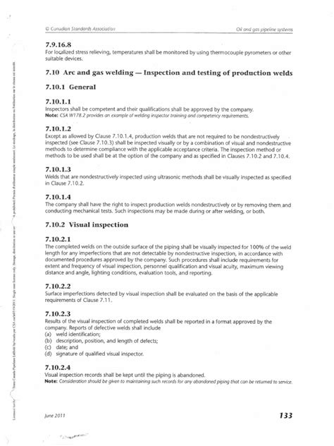 Inspection and Testing of Production Welds | Descargar gratis PDF ...