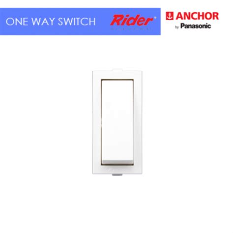 Buy Anchor Rider A One Way Modular Switch White Pcs Online