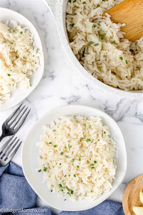 Easy Garlic Butter Rice • Midgetmomma