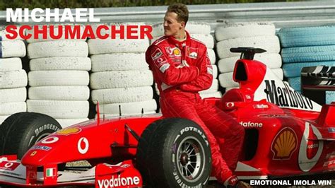 Michael Schumacher Emotional Win Imola Youtube