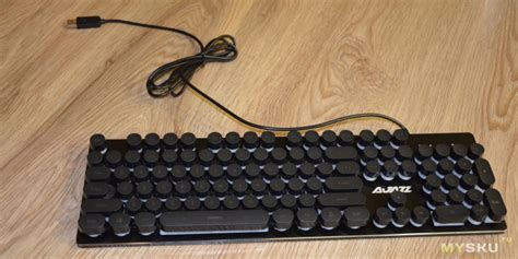 Бюджетная "игровая" клавиатура AJAZZ Armor Warrior keyboard с подсветкой
