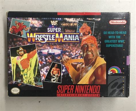 WWF Super Wrestlemania Value GoCollect Super Nintendo Wwf Super