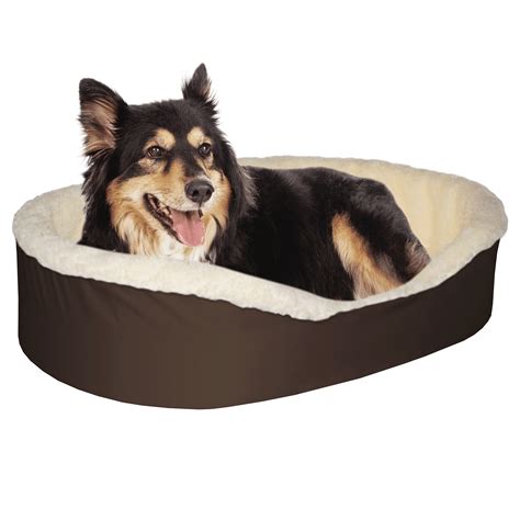 Dog Bed King USA King Cuddler Pet Bed Large, 33"x23" Brown - Walmart.com