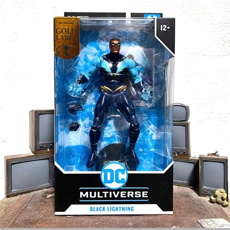 Mcfarlane Toys Dc Multiverse Black Lightning Gold Label Shopee