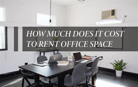 How Much Does It Cost To Rent Office Space My Perfect Workplace