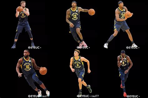 Nba K Indiana Pacers Portraits Update V By Raul