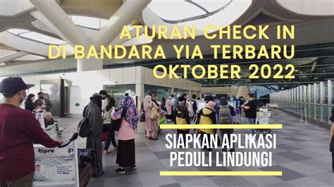 CHECK IN DI BANDARA YIA TERBARU OKTOBER 2022 YouTube