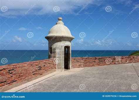 A Sentry Tower At The Fortress Of Castillo San Cristobal San Juan