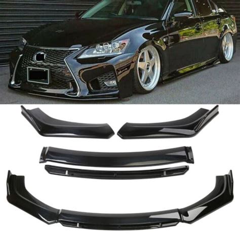 Glossy Black Front Bumper Lip Splitter Spoiler For Ubuy India